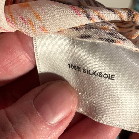 Haute hippie silk vneck blouse - Picture 6 of 10